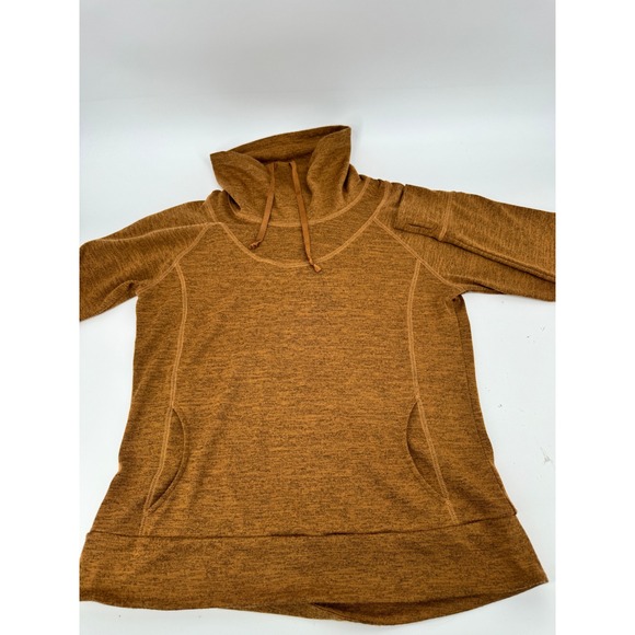 Kuhl Sweater Marled Cowl Neck Large  Pullover Long Sleeve Pocket Sweatshirt - Picture 9 of 16